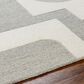 Surya Brook Geometric 8" x 10" Beige and Charcoal Area Rug, , large