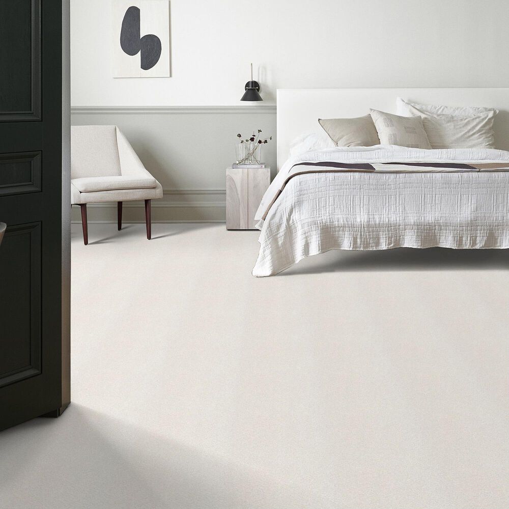 Shaw Tonal Comfort Ii Carpet in Clean Linen, , large