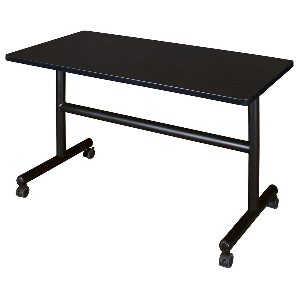 Regency Global Sourcing Kobe 48" Mobile Training Table in Mocha Walnut, , large