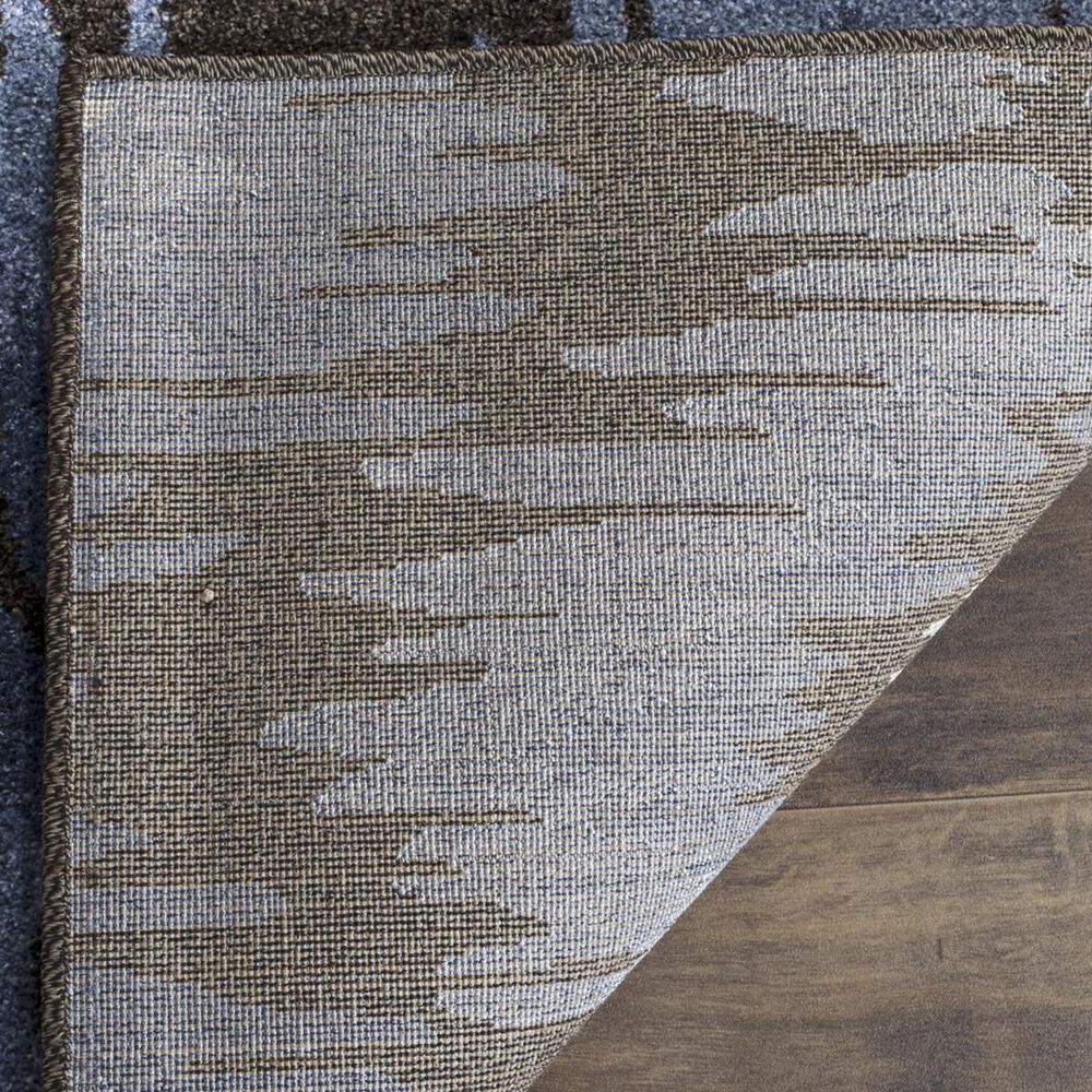 Safavieh Retro RET2143-2865 5&#39; x 8&#39; Dark Brown and Blue Area Rug, , large