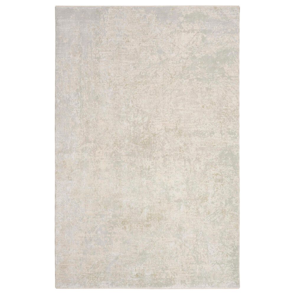 Nourison Envy Ivory and Grey 7"10" x 10"2" Area Rug, , large