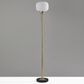 Adesso Hazel Floor Lamp in Antique Brass, , large