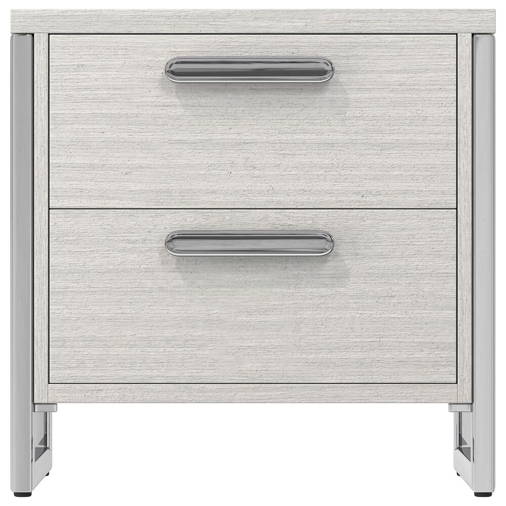 Bernhardt Stratum 2 Drawer Nightstand in Mist with USB Ports, , large