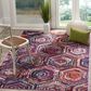 Safavieh Monaco MNC224D-5 5"1" x 7"7" Pink/Multi Area Rug, , large