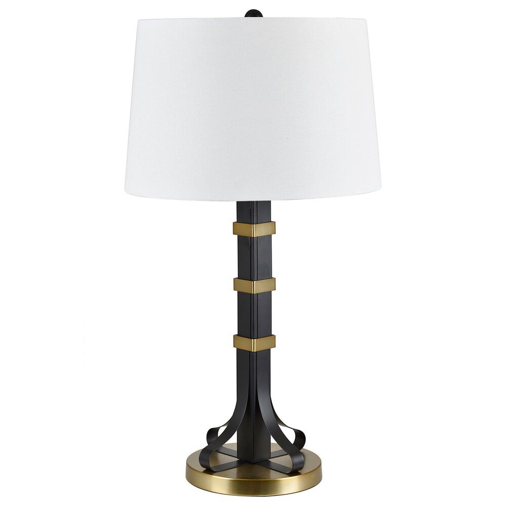 Crestview Collection Hearthside Table Lamp in Black and Gold, , large