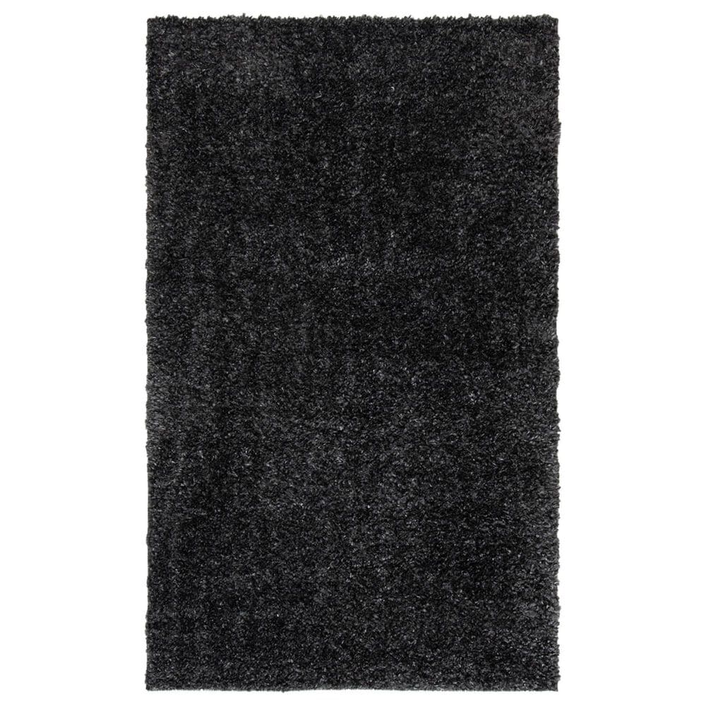 Safavieh August Shag AUG900H 4" x 6" Charcoal Area Rug, , large