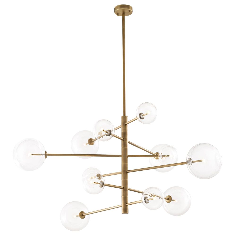 Eichholtz Argento L Chandelier in Antique Brass, , large