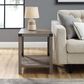 Walker Edison Barn Door Side Table in Grey Wash, , large