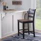 Linon Home Decor Colm Counter Stool in Black and Warm Brown, , large