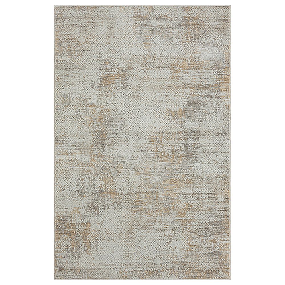 L&R Resources Brisbane Gray and Beige 10" x 13"10" Area Rug, , large