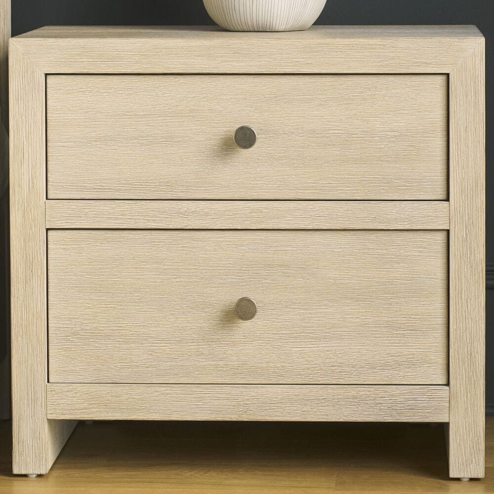 Furniture Worldwide Oasis 2-Drawer Nightstand in Dockside with USB Ports and AC Outlets, , large