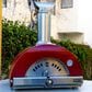 Coyote Outdoor 30" Hybrid Liquid Propane Pizza Oven in Red, , large