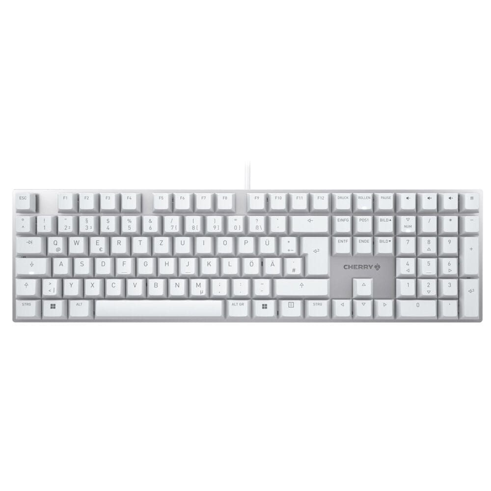Cherry KC 200 MX Mechanical Office Keyboard in White, , large