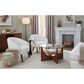 Lumisource Marla 2-Piece Upholstered Ottoman Set in Brown, , large