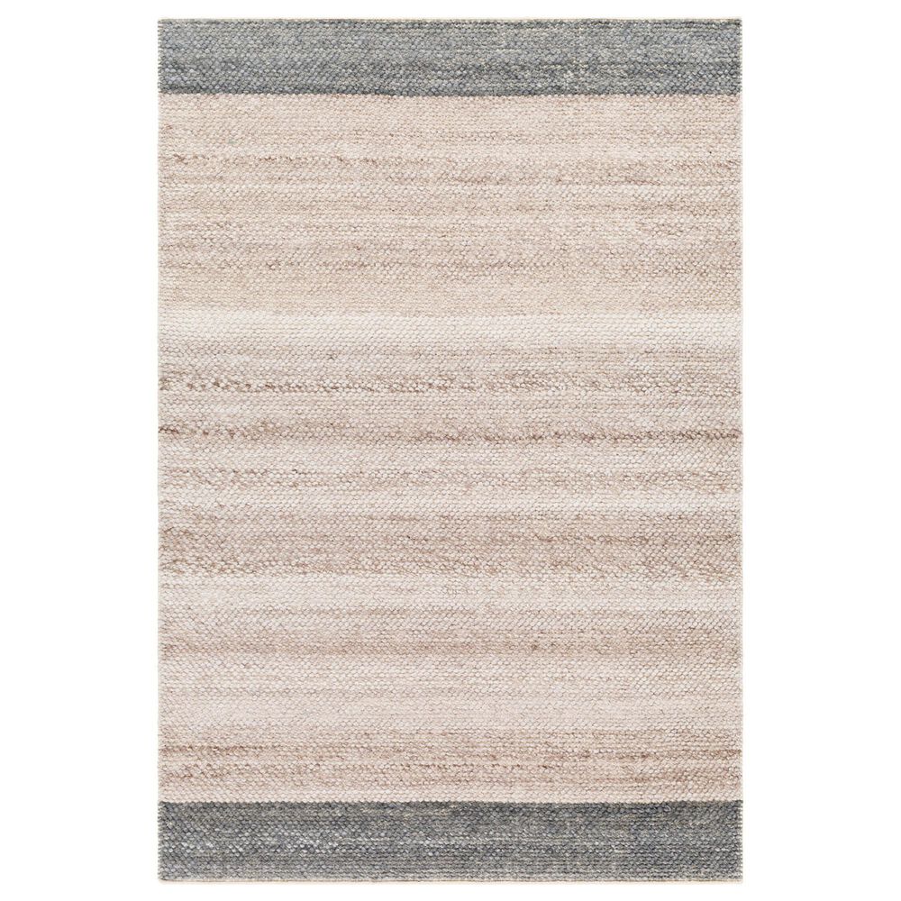 Surya Reika REK-2308 2" x 3" Light Gray, Denim and Brown Area Rug, , large