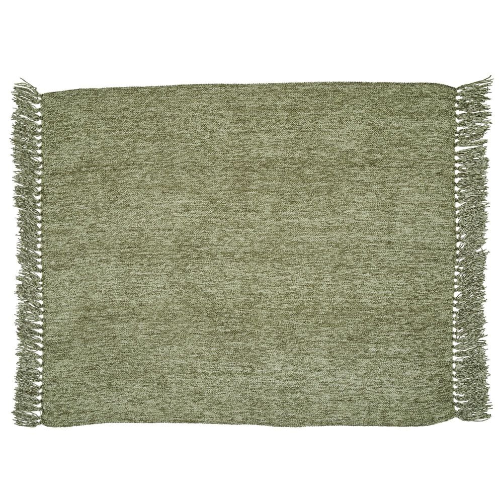 Ashley Tamish 51&quot; x 70&quot; Throw in Green, , large