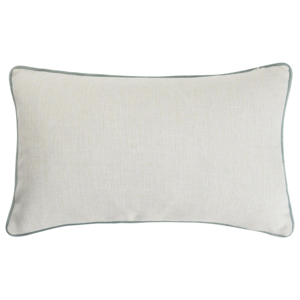 Flair Industries Austin Allen James 12&quot; x 20&quot; Lumbar Pillow in Beige and Blue, , large