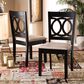 Baxton Studio Lenoir Side Chair with Sand Cushion in Espresso Brown (Set of 2), , large
