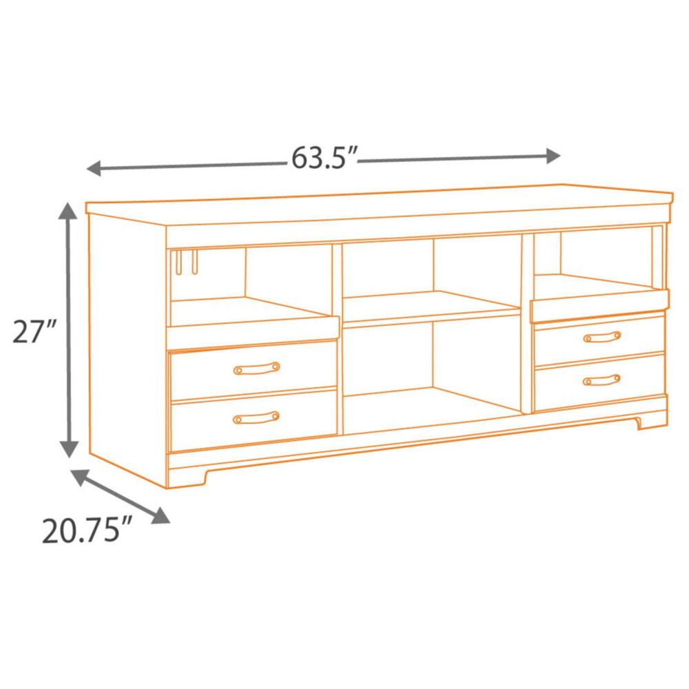 Signature Design by Ashley Trinell 63.5&quot; TV Stand in Brown, , large