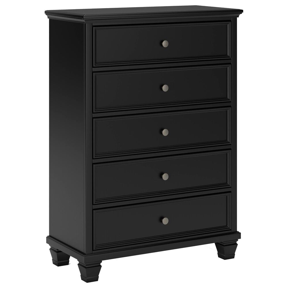Ashley Lanolee 5-Piece Queen Bedroom Set in Black, , large