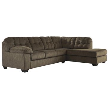 Signature Design by Ashley Accrington 2-Piece Right Facing Sofa with Chaise in Earth, , large