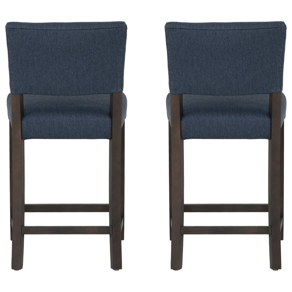 Linon Home Decor Koda Counter Stool in Rich Brown (Set of 2), , large