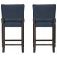 Linon Home Decor Koda Counter Stool in Rich Brown (Set of 2), , large