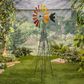 The Gerson Company 91.73" Garden Windmill in Multicolor, , large
