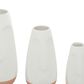 Maple and Jade Abstract Vase in White and Tan (Set of 3), , large
