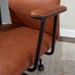 Lumisource Fredrick Office Chair with Brown Cushion in Black, , large