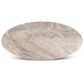 Home Trends & Design Malibu Oval Dining Table in Antique Gold and Sawar White - Table Only, , large