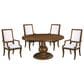 HEKMAN Fairfax 5-Piece Round  Dining Set in Chestnut Brown, , large
