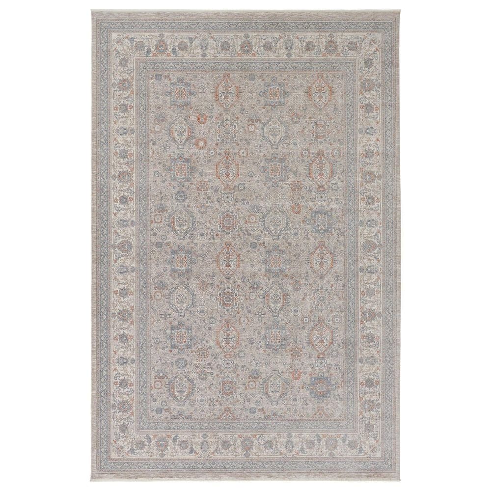 Feizy Marquette 4" x 5"3" Gray and Multicolor Area Rug, , large