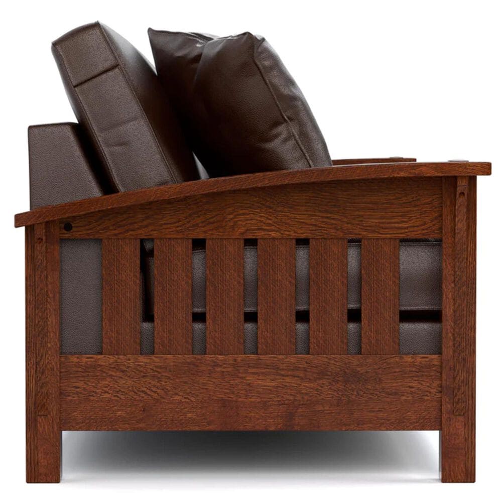 Stickley Furniture Mission Orchard Street Stationary Sofa in Colman Boot, , large