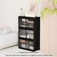 HOMLUX 7-Tier Storage Cabinet with Adjustable Shelves in Black, , large