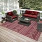 Dalyn Rug Company Sedona SN14 9" x 12" Paprika Indoor/Outdoor Area Performance Rug, , large