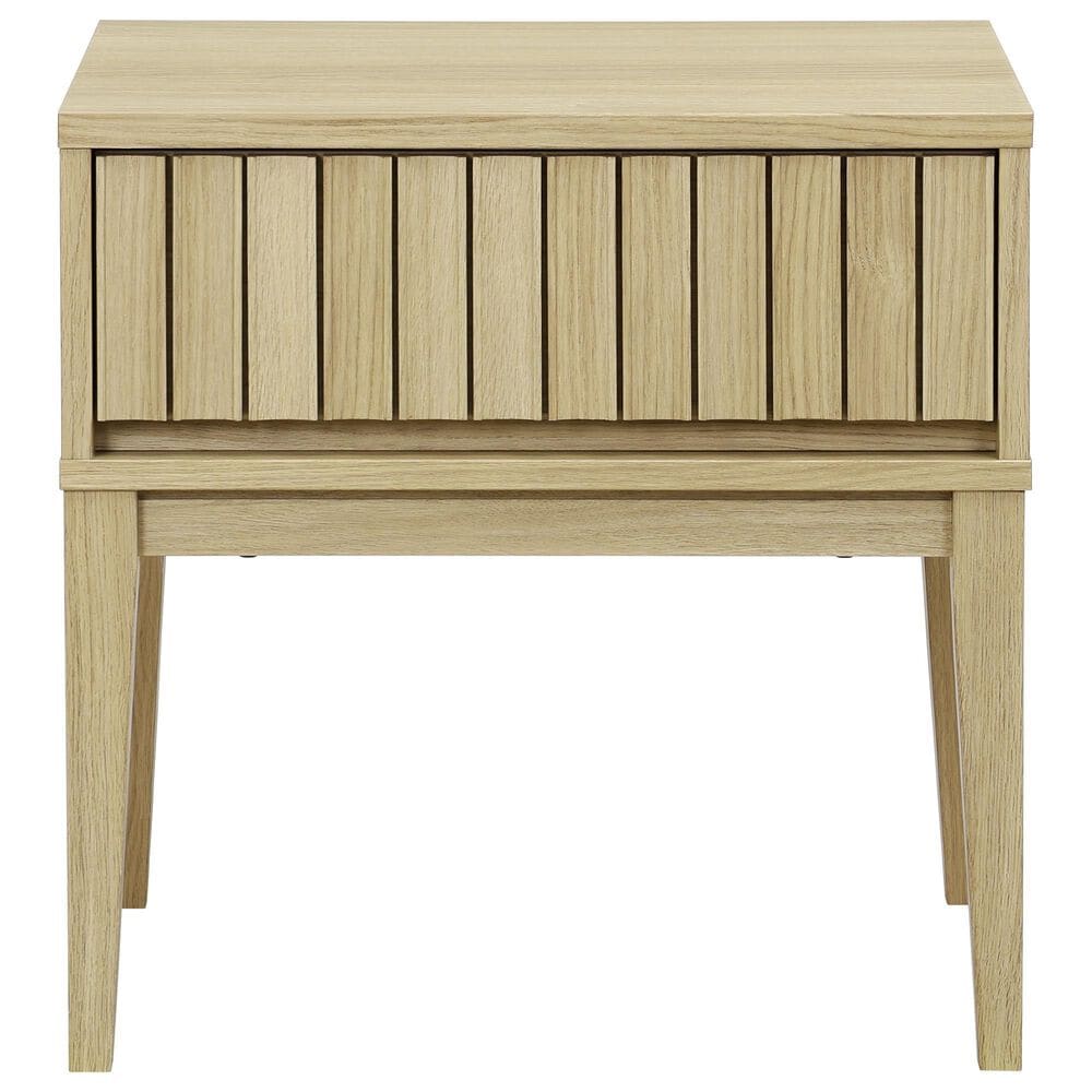 Safavieh Fidia 1-Drawer Nightstand in Light Oak, , large