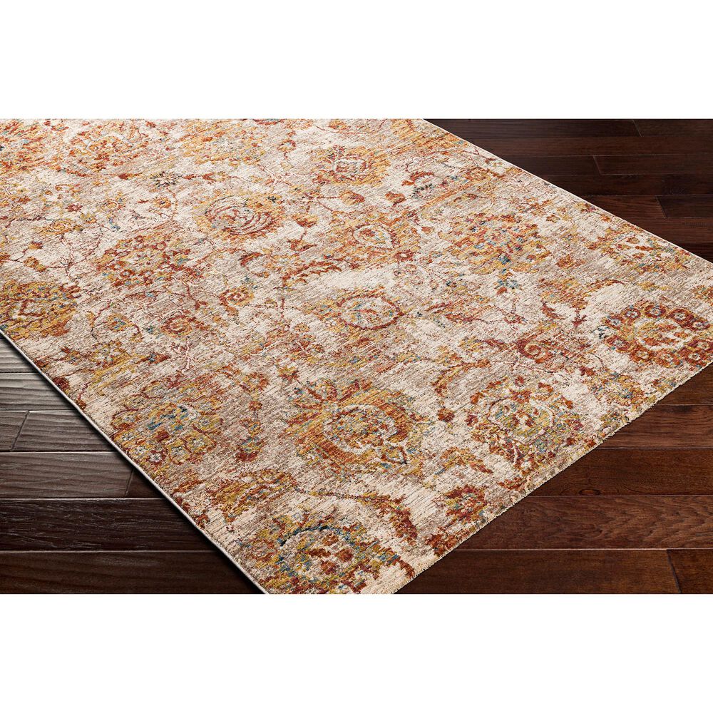 Surya Mirabel 5&#39; x 7&#39;5&quot; Teal, Rust, Burnt Orange, Mustard, Gray and Beige Area Rug, , large