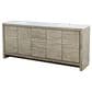 Lexora Home Lafarre 80" Double Bathroom Vanity in Rustic Acacia with 2 cm White Quartz Top and Rectangular Sinks, , large