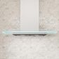 Zephyr Modena 30" Color Changing Wall Mount Chimney Range Hood in Stainless Steel, , large