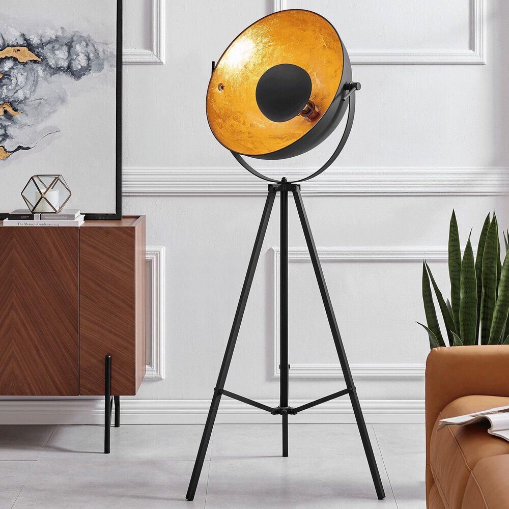 Lite Source Gothard Floor Lamp in Black, , large