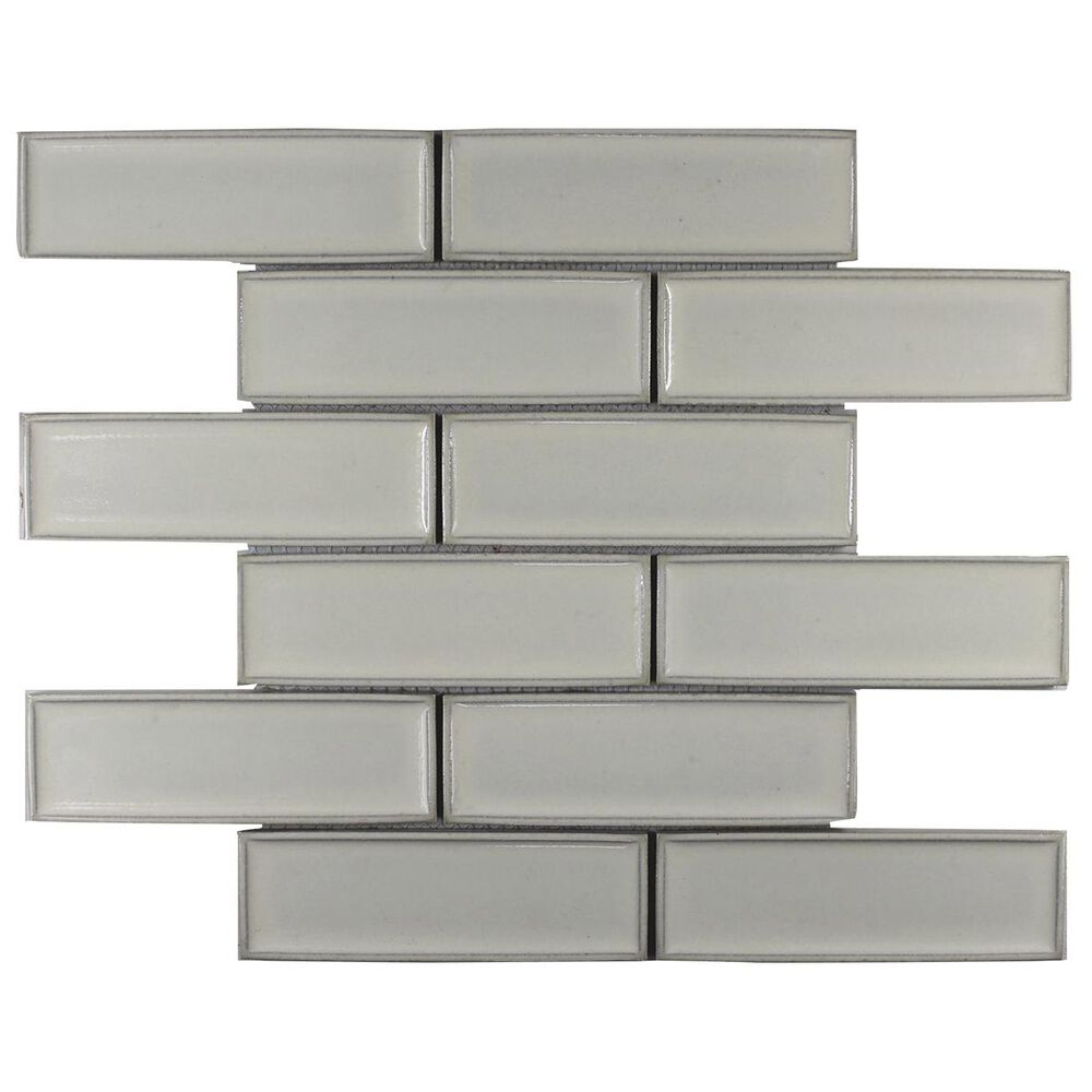 Soci Chateau Linen 12" x 12" Ceramic Mosaics Sheet, , large