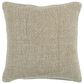 Rizzy Home Donny Osmond Solid 20" x 20" Down Filled Pillow in Brown, , large