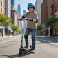 HOMLUX Kids Electric Scooter with 6" Tires in Blue, , large