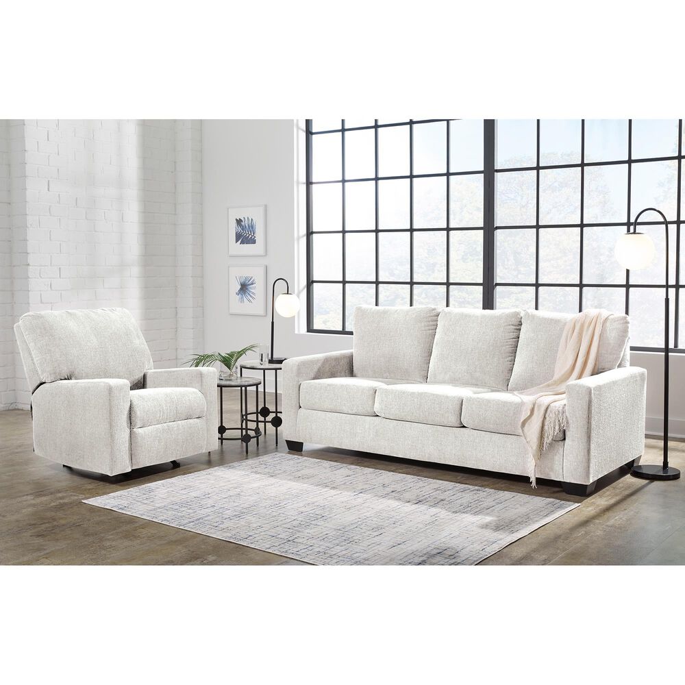 Ashley Rannis Manual Rocker Recliner in Snow, , large