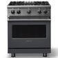 Viking Range 5 Series 30" Sealed Burner Gas Range in Cast Black, , large