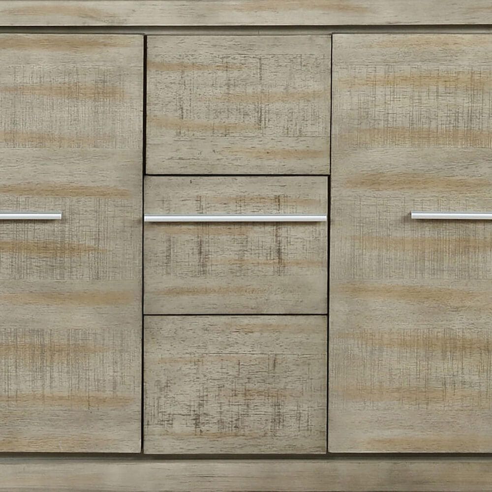 Lexora Home Lafarre 60&quot; Double Bathroom Vanity in Rustic Acacia with 2 cm White Quartz Top and Rectangular Sinks, , large