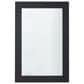 Maple and Jade 36" Wood Rectangular Minimalistic Wall Mirror in Matte Black, , large