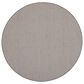 Nourison Courtyard Ivory and Charcoal 8" Round Indoor/Outdoor Area Rug, , large