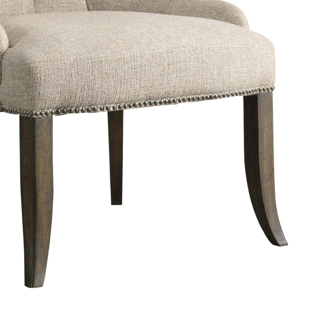 Hooker Furniture Rhapsody Dining Chair with Reclaimed Natural Legs in Beige &#40;Set of 2&#41;, , large